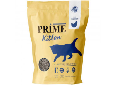 Сухой Корм Prime (Прайм) Kitten Для Котят Курица 400гр 2-12мес