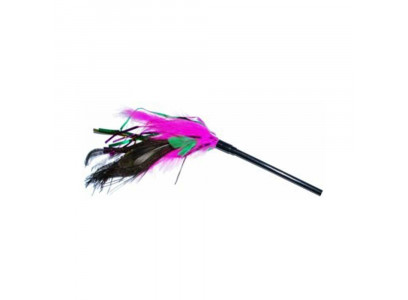 Уют Дразнилка Розово-Зеленые-Черные Перья,35 См (1*180) Иу19