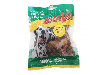Лакомство Для Собак Brava (Брава) Легкое Баранье Для Дрессуры 50г Новинка 