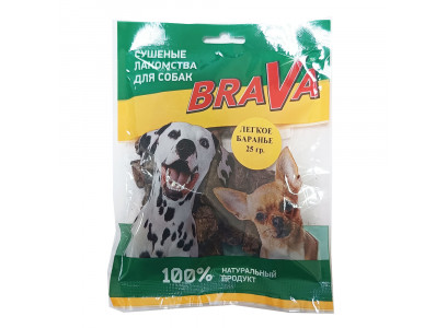 Лакомство Для Собак Brava (Брава) Легкое Баранье Для Дрессуры 25г Новинка 