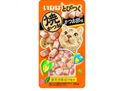 Лакомство Inaba (Инаба) Tobitsutu Yakimiksu Для Кошек Кацуобуси 25г 