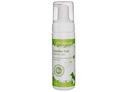 Скинвет Seb Мусс Со Скваленом и Фитосфингозином Для Устранения Шелушения И Раздражения Кожи Миралек 160мл