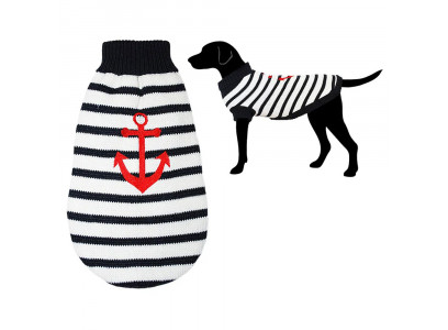 Свитер Уют Для Собак Мелких Пород Морской Полосатый С Якорем 40см Xl Нм1801хл 