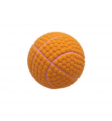 Игрушка №1 Мяч Баскетбольный Оранжевый с Пищалкой, Латекс, 6см Лс305