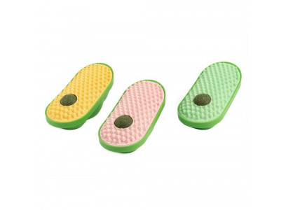 Игрушка-Чесалка Wogy (Воги) Для Кошек с Вращающимся Мятным Шариком На Липкой Ленте 4871 14*6,5*5,5см