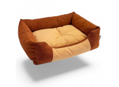 Лежанка Pride (Прайд) Fresh Прямоугольная, Цвет Терракотовый/Пудровый 52*43см 10016540