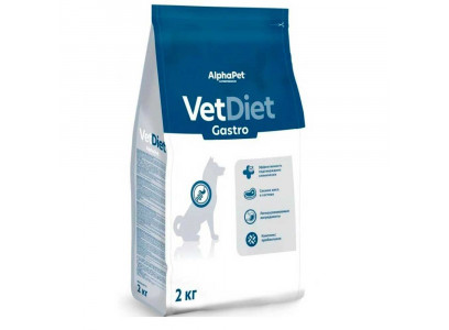 Лечебный Сухой Корм Alphapet Для Собак Gastro Диетический При Острых Расстройствах Пищеварения 2кг 55117 