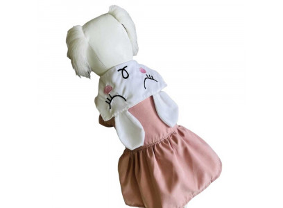 Платье Pet Fashion (Пет Фешн) Зайкины Ушки Пудра Р.Xxl