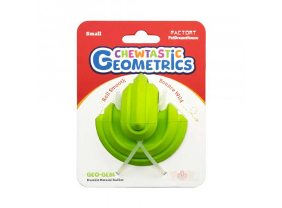 Игрушка Petdreamhouse (Петдримхаус) Для Собак Интерактивная Geo-Gem, Натуральный Каучук, Зеленый Pdhx5601 