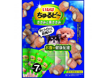 Лакомство Inaba (Инаба) Для Собак Churu Bee Запеченные Трубочки Куриное Филе Здоровье ЖКТ 10г*7  