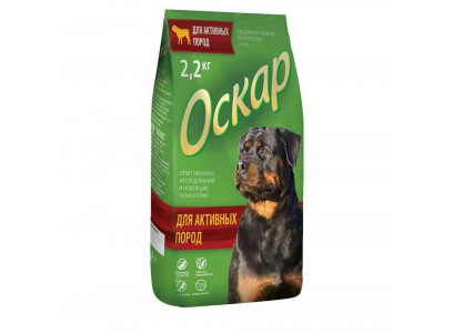Сухой Корм Оскар Активные Породы Для Собак 2,2кг