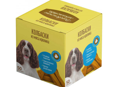 Лакомство Деревенские Лакомства Мини Колбаски Из Мяса Кролика 50*8г Коробка 76051004 