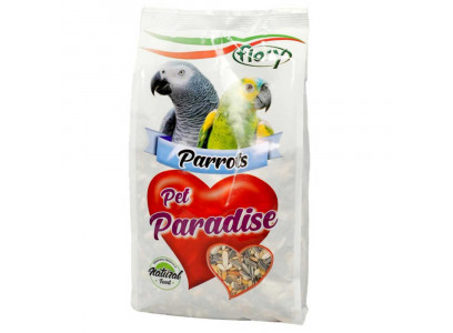 Корм для Птиц Fiory (Фьори) Pet Paradise Для Крупных Попугаев 1кг 