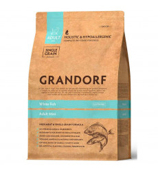 Корм Сухой для Собак Grandorf Dog 3кг Mini White Fish Белая Рыба Рис 3342