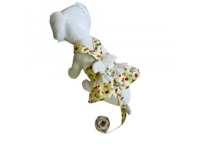 Сарафан Шлейка Pet Fashion (Пет Фешн) Ангел+Поводок Р L Желтый