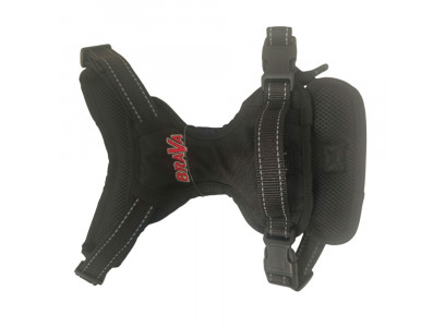 Шлейка для Собак Brava Р M Ог 56 69см Анатомическая Со Светоотрраж Полосой Черная