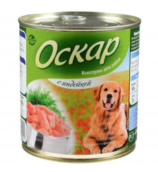 Консервы Для Собак Оскар Индейка 350г