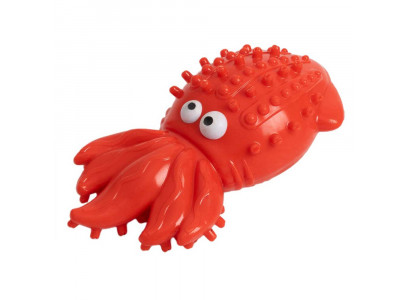 Игрушка Пищалка Wogy (Воги) Для Собак Кальмар С Шипами 2024 7776 19*9*7см 