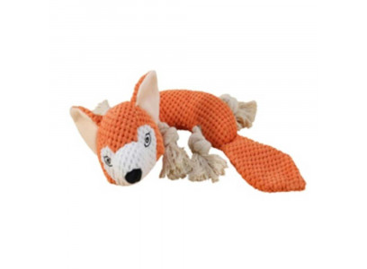 Игрушка Пищалка Wogy (Воги) Для Собак Лисичка Мягкая с Канатами 2024 7084 24*23см
