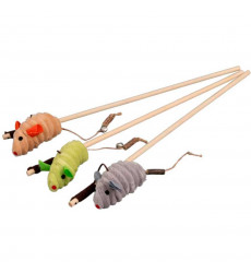 Игрушка Дразнилка Wogy (Воги) Для Кошек Мышка с Мататаби и Колокольчиком 108 48см 2024 7828