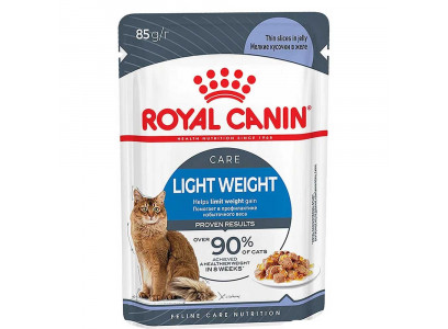 Влажный Корм Для Кошек Royal Canin (Роял канин) Light Weight Care Для Профилактики Избыточного Веса в Желе 85г 