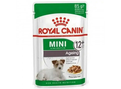 Влажный Корм Для Собак Мелких Пород Royal Canin (Роял Каниин) Mini Ageing +12 Старше 12 Лет в Соусе 85г 