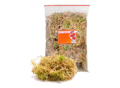 Грунт Для Террариума и Растений Repti (Репти) Мох М Сфагнум Фасовка 1л 00000201 