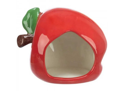 Домик Trixie (Трикси) Керамический Для Мышей и Хомяков Яблоко 13*10*10см 61368 