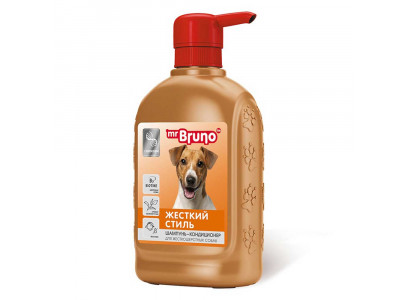 Mr.Bruno (Мр.Бруно) Шампунь Для Собак Жесткий Стиль 350мл 