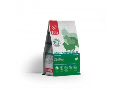 Сухой Корм Для Кошек Диетический Blitz (Блиц) Cat Gastrointestinal Лечение Болезней ЖКТ 1,5кг 73466 