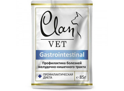 Влажный Корм Для Собак Диетический Clan (Клэн) Vet Gastrointestinal Для Профилактики Болезней ЖКТ 85г 