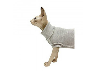 Водолазка Osso Fashion (Оссо Фешн) Для Кошек Теплая Швами Наружу Р S Бежевая Вку 1017