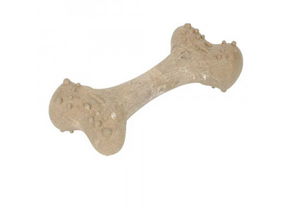 Игрушка Brava (Брава) Для Собак Косточка Для Чистки Зубов Вкус Говядины 12*5см Хлопок и Дерево 9509