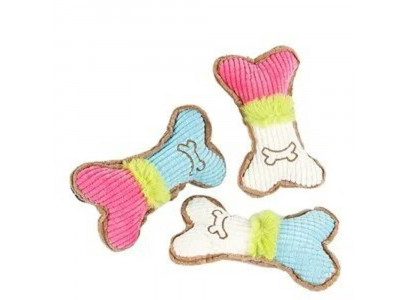 Игрушка Brava (Брава) Для Собак Косточка Малая Мягкая с Пищалкой Плюш 16*10см 9528