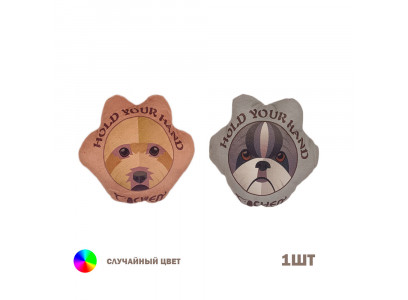 Игрушка Для Собак Мелких Пород Brava (Брава) Лапка с Пищалкой Плюш 15см 9534 