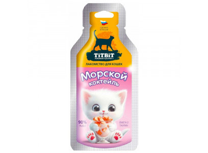 Лакомство TiTBiT (Титбит) Для Кошек Морской Коктейль 15г 001332 