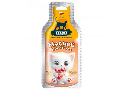 Лакомство TiTBiT (Титбит) Для Кошек Мясной Коктейль 15г 001349 