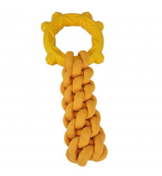 Игрушка Dogman (Догман) Плетенный Канат Зеленый 24 5см