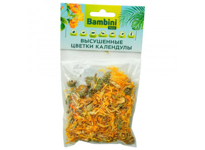 Лакомство Bambini Pets (Бамбини Петс) Высушенные Цветки Календулы 10г Для Грызунов и Кроликов 