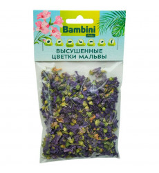 Лакомство Bambini Pets (Бамбини Петс) Высушенные Цветки Мальвы Для Грызунов и Кроликов 10г 