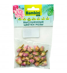 Лакомство Bambini Pets (Бамбини Петс) Высушенные Цветы Розы  для Грызунов и Кроликов 10г