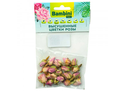 Лакомство Bambini Pets (Бамбини Петс) Высушенные Цветы Розы  для Грызунов и Кроликов 10г 