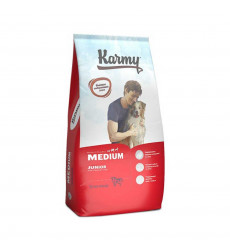 Сухой Корм Karmy (Карми) Medium Junior Для Щенков Средних Пород Телятина 14кг