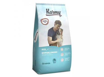 Сухой Корм Karmy (Карми) Hypoallergenic Mini Для Собак Мелких Пород Гипоаллергенный Ягненок Н 10кг 