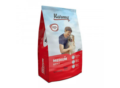 Сухой Корм Karmy (Карми) Medium Для Собак Средних Пород Телятина 2кг 