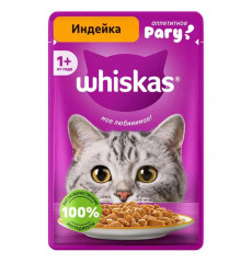 Влажный Корм  Whiskas (Вискас) Для Кошек Рагу Индейка 75г