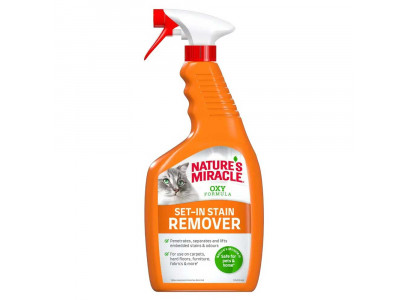 NatureS Miracle (Натурс Миракл) Уничтожитель Пятен и Запахов Для Кошек Окси Формула Спрей 709 Мл 