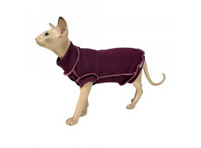 Водолазка Osso Fashion (Оссо Фешн) Для Кошек Лапша Швами Наружу Р L Бордо Вк 1067