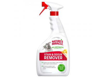 Уничтожитель Пятен и Запахов NatureS Miracle (Натурес Миракл) Для Кошек Универсальный Аромат Дыни Спрей 946мл