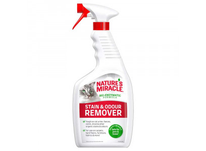 Уничтожитель Пятен и Запахов NatureS Miracle (Натурес Миракл) Для Кошек Универсальный Спрей 709мл